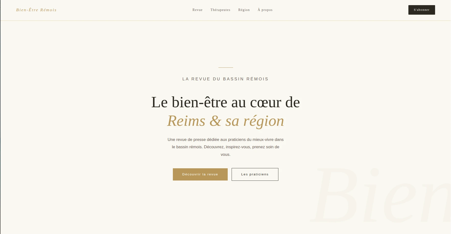 Revue Bien-Être